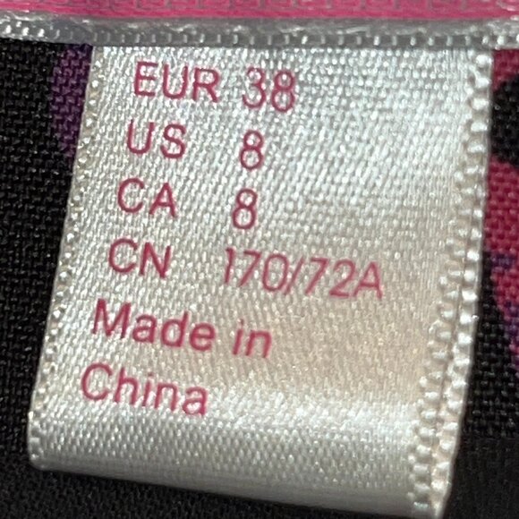 VERSACE for H&M Limited Edition Silk Japanese Origami Design Mini Dress NWOT - 8 - Picture 15 of 15